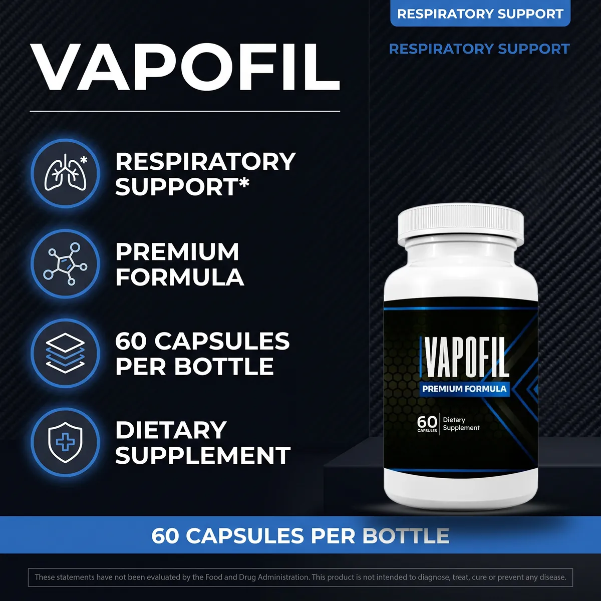 Everyday respiratory support ingredients in a daily capsule