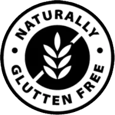 Naturally Gluten Free mark from the vendor artwork